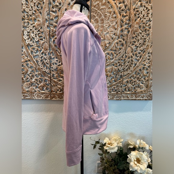 Eddie Bauer Full Zip Hoodie Jacket ‘FirstAscent’ Activewear, Lavender- size M - Picture 3 of 10